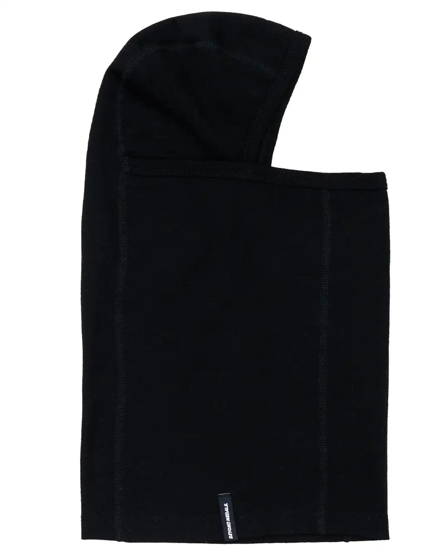 Neck Warmer Merino Balaclava - Black