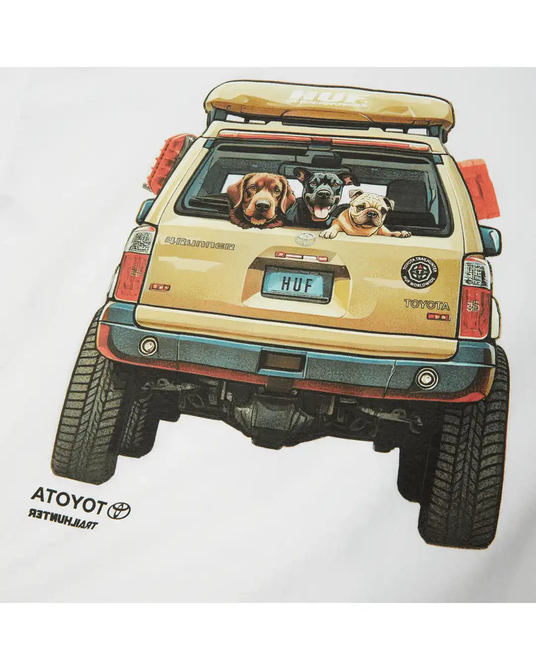 T-Shirt Toyota Th 4 Runner - White