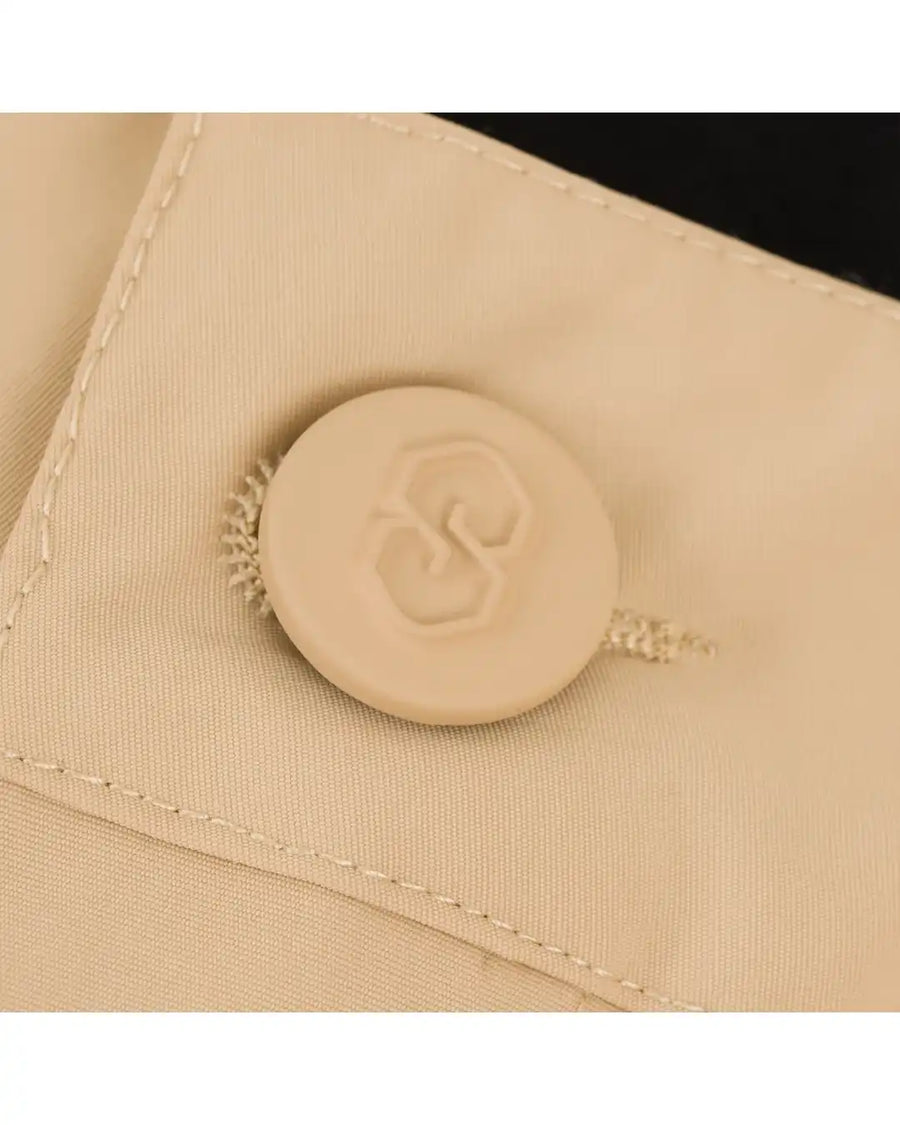 Pleated Chino Snow Pants - British Khaki