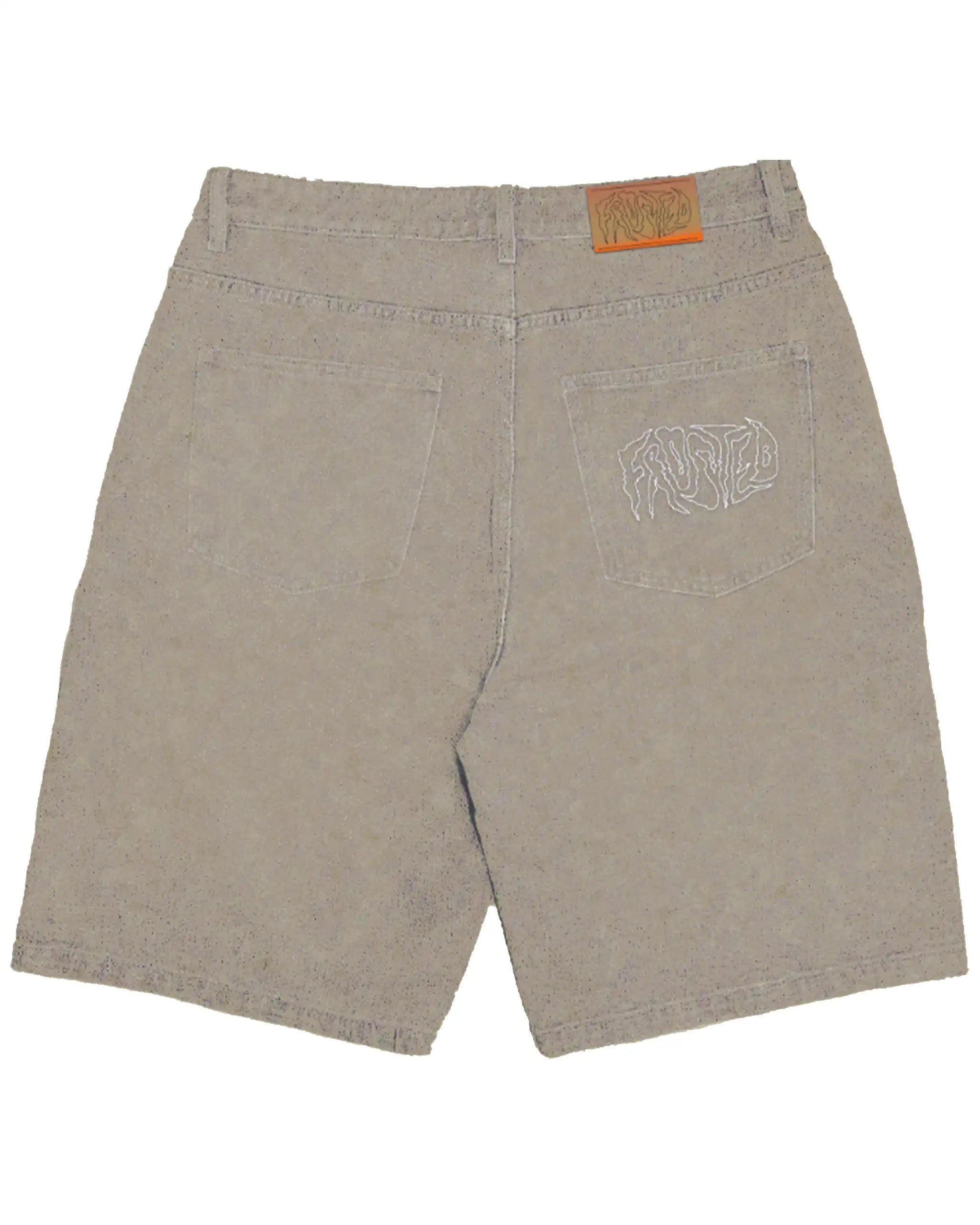 Wavy Baggy Shorts - Faded Khaki