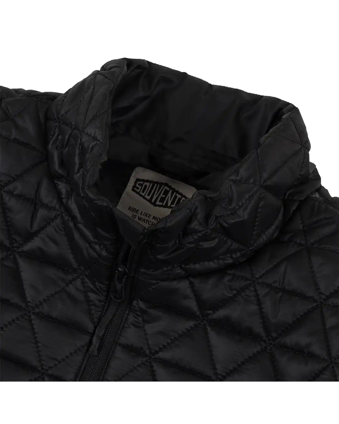 Convertible Micro Puffer Winter Jacket - Black