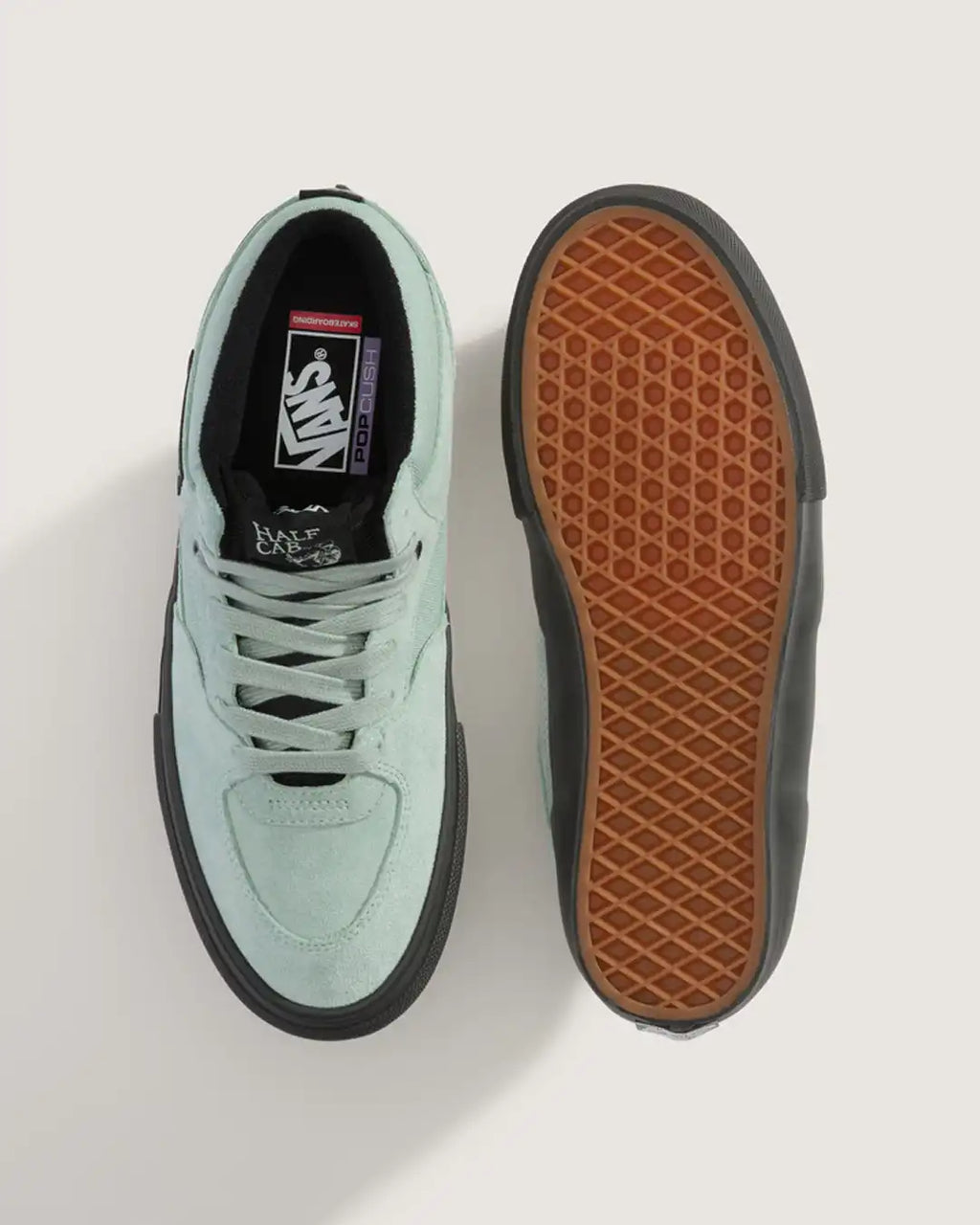Skate Half Cab Shoes - Gray Olive