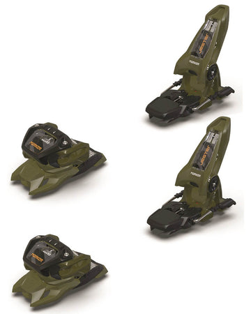 Jester 16 Id Ski Bindings - Green/Black 2024