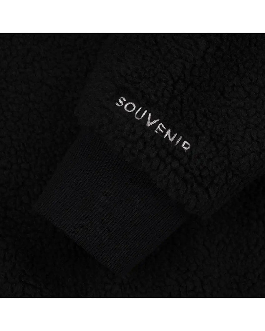 Cotton Ouaté Sherpa Crewneck - Black