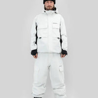 Cargo 2L Snow Pants - White
