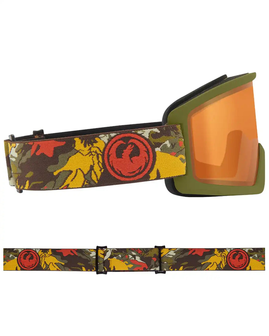 Dx3 L Otg Goggles - Leafy Camo/Amber
