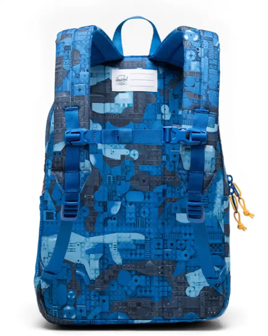 Lego Heritage Youth Backpack - Abstract Bricks Blue