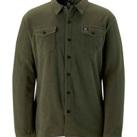 December Fleece Shirt - Pine Green