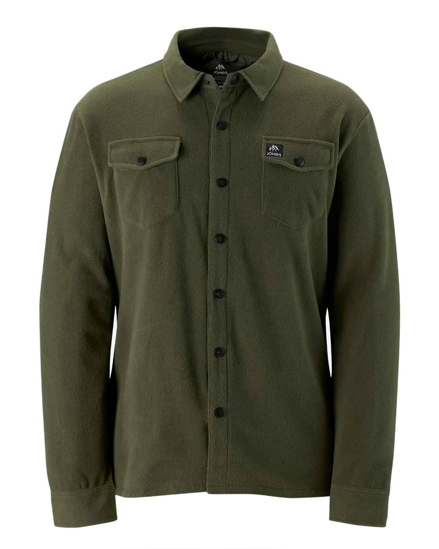 December Fleece Shirt - Pine Green