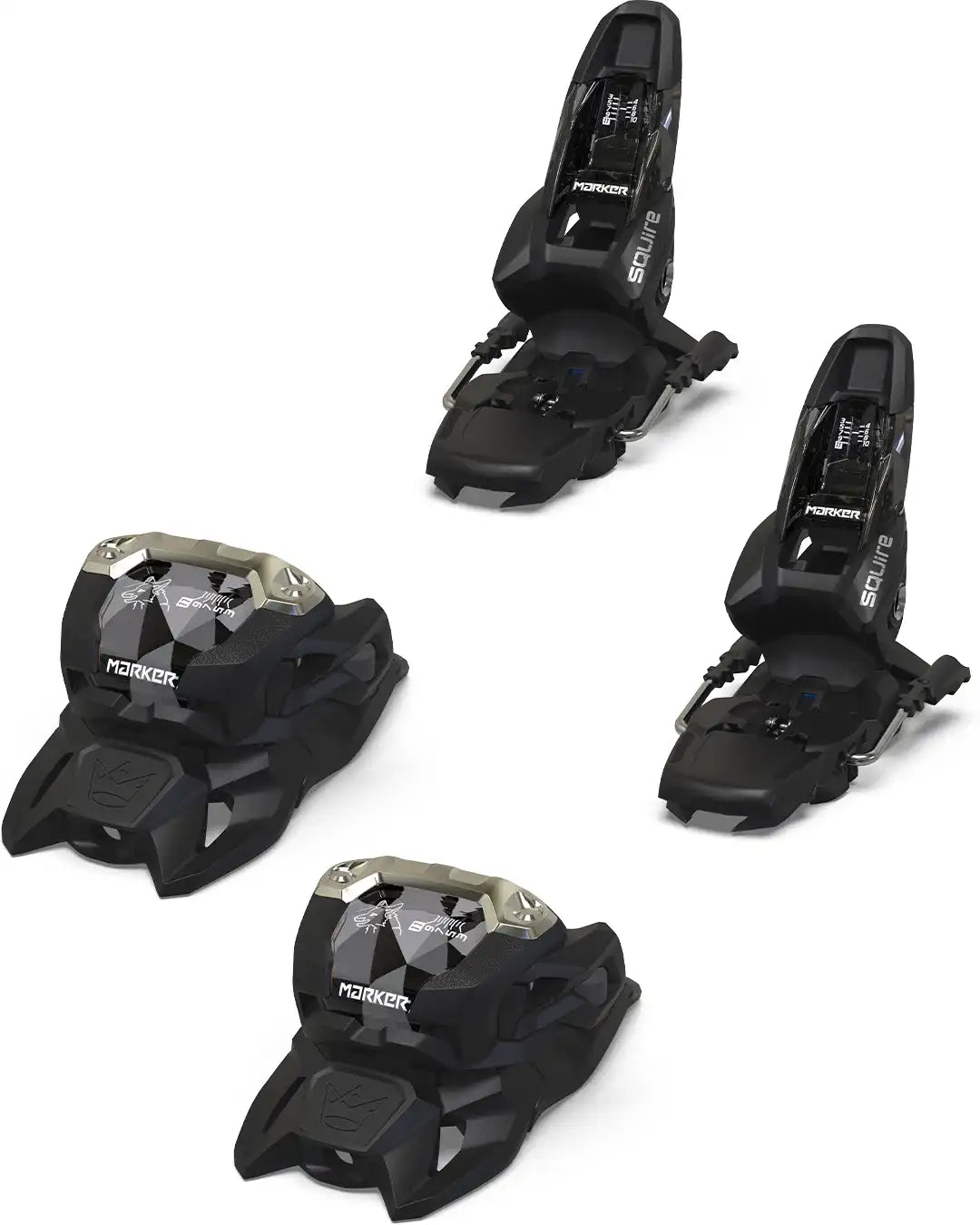 Squire 11 Ski Bindings - Black 2027