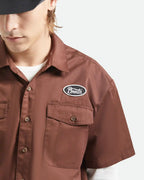 Builders Olson Woven Shirt - Chocolate