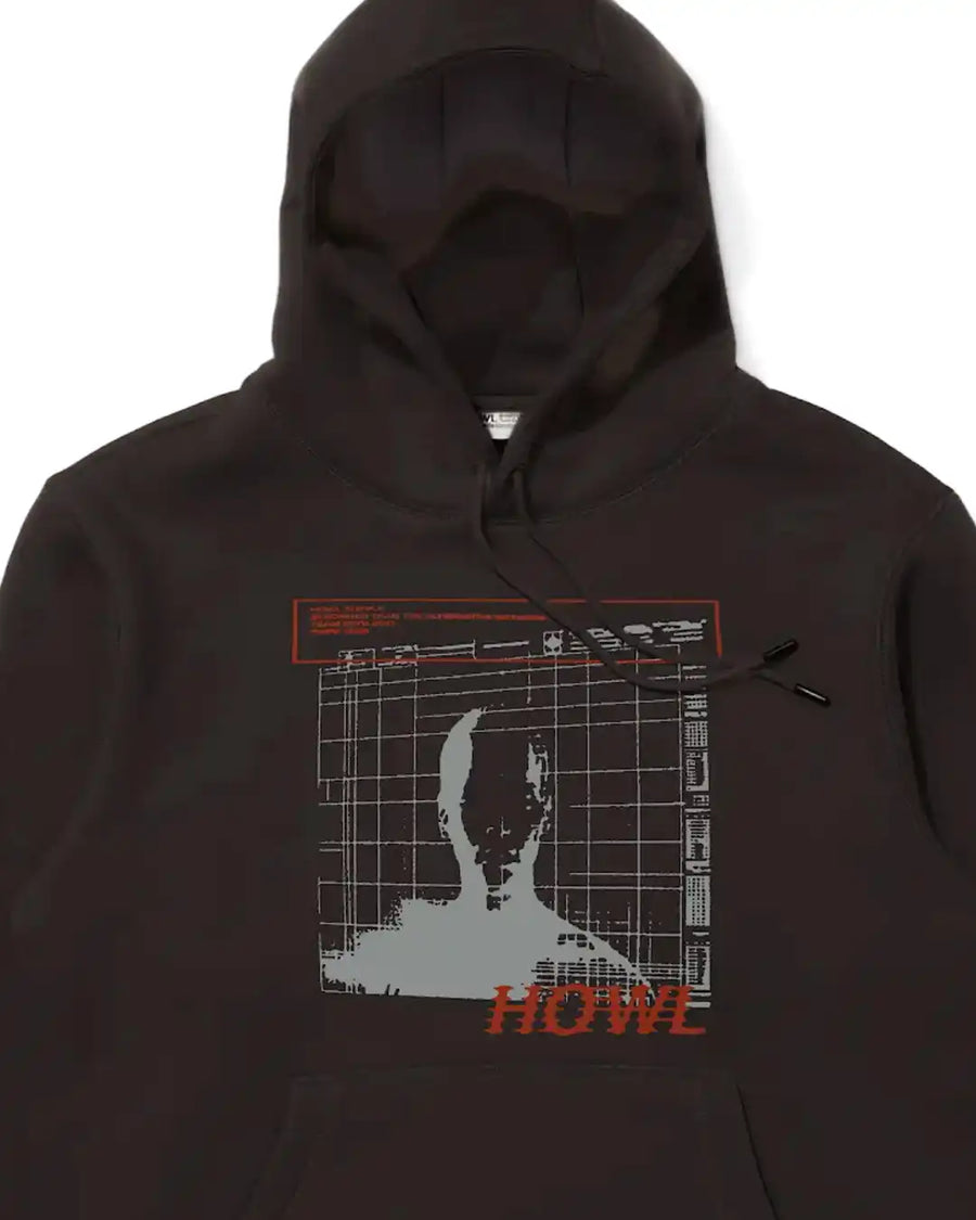 Hoodie Dwr Graphic - Black