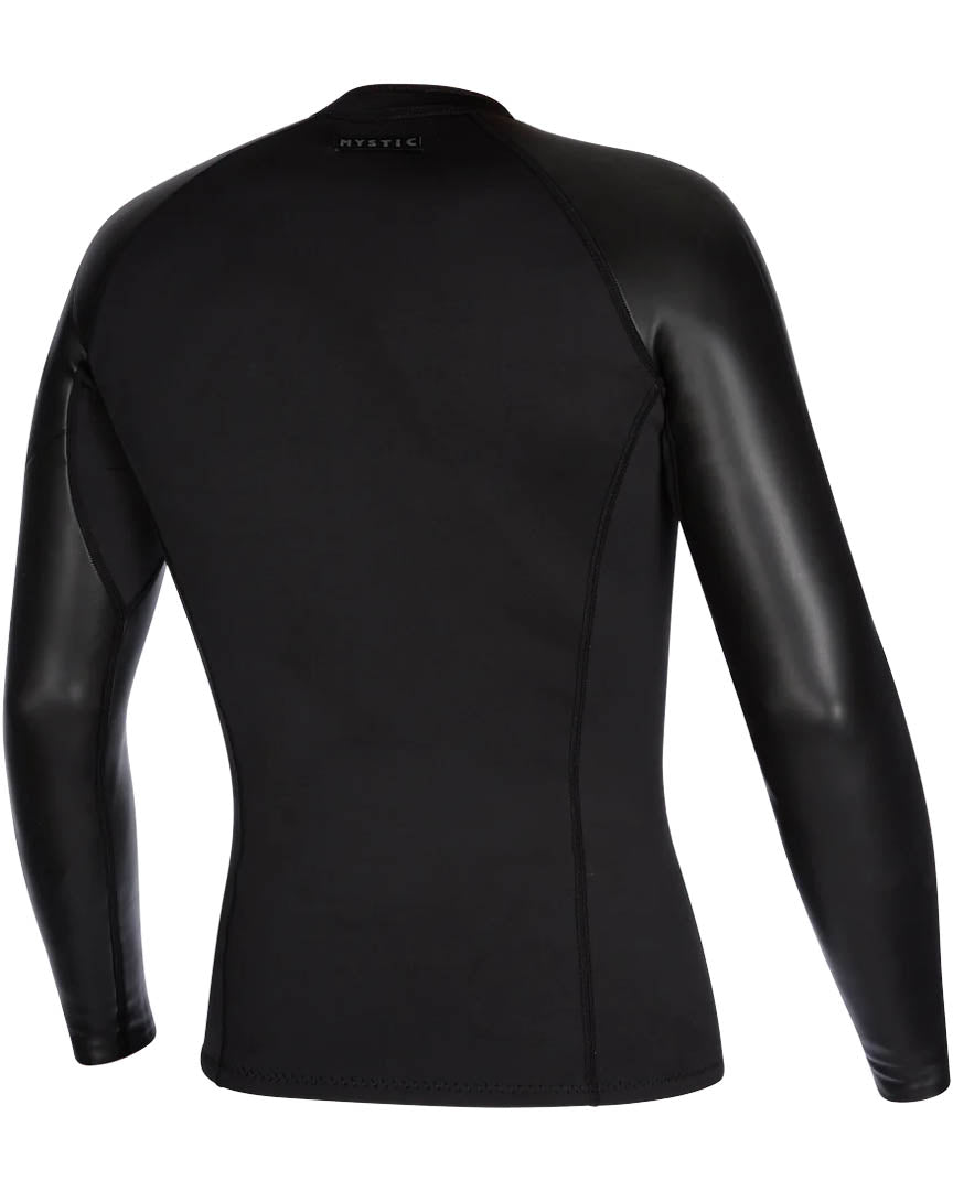 Wetsuit L/S Neoprene Vest Fzip - Black