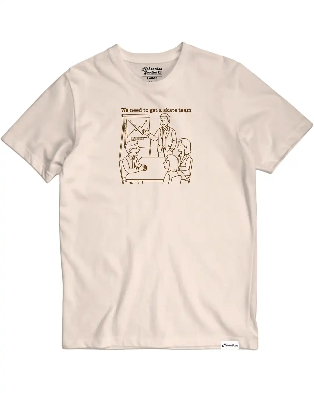 Corporate Bandwagon T-Shirt - Natural