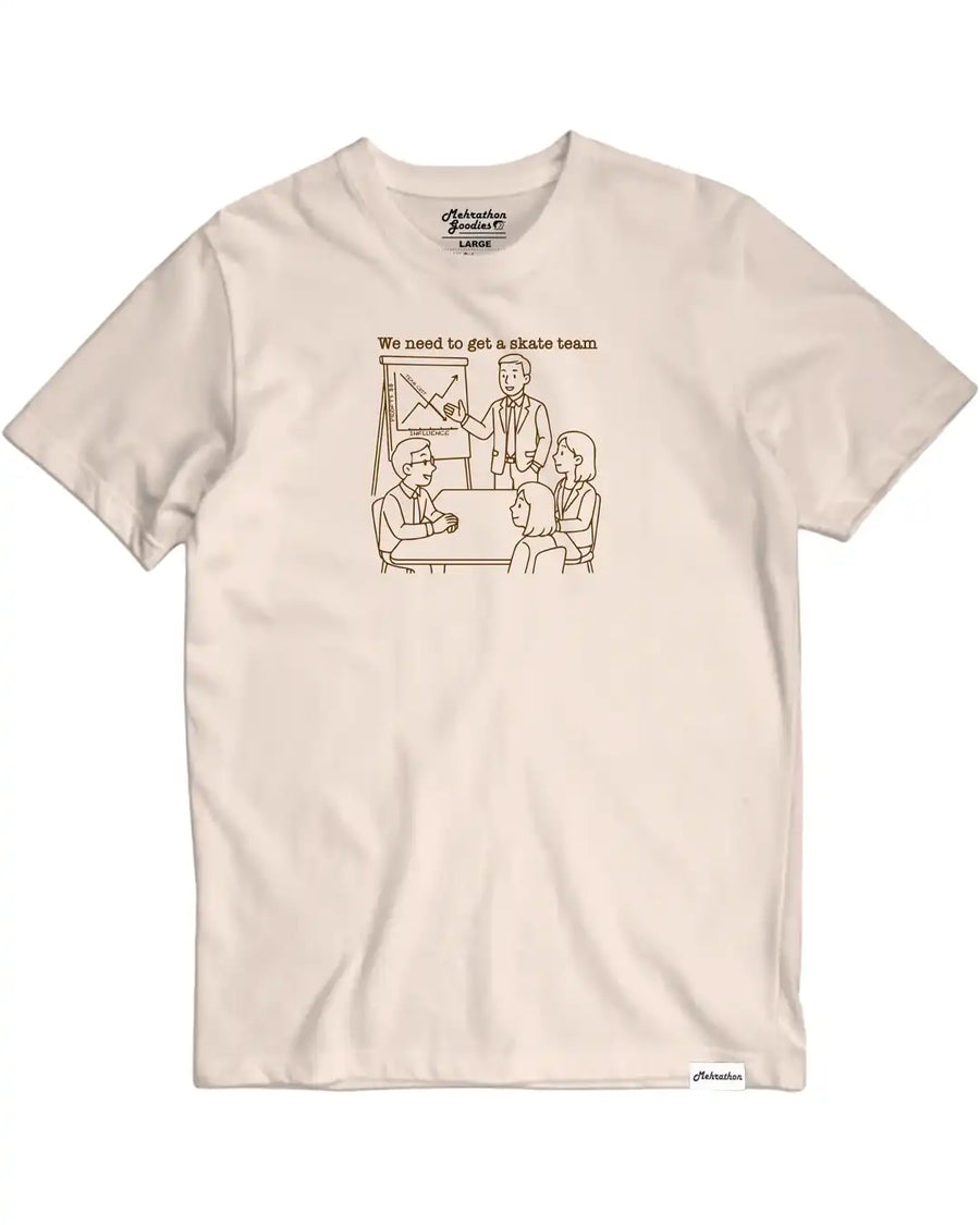 Corporate Bandwagon T-Shirt - Natural