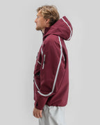 BEYOND MEDALS X Taped 3L Winter Jacket - Dark Red – view 4
