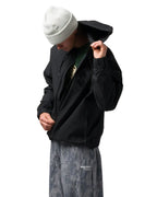 SOUVENIR Insulated Track Jacket Winter Jacket - Black – view 4