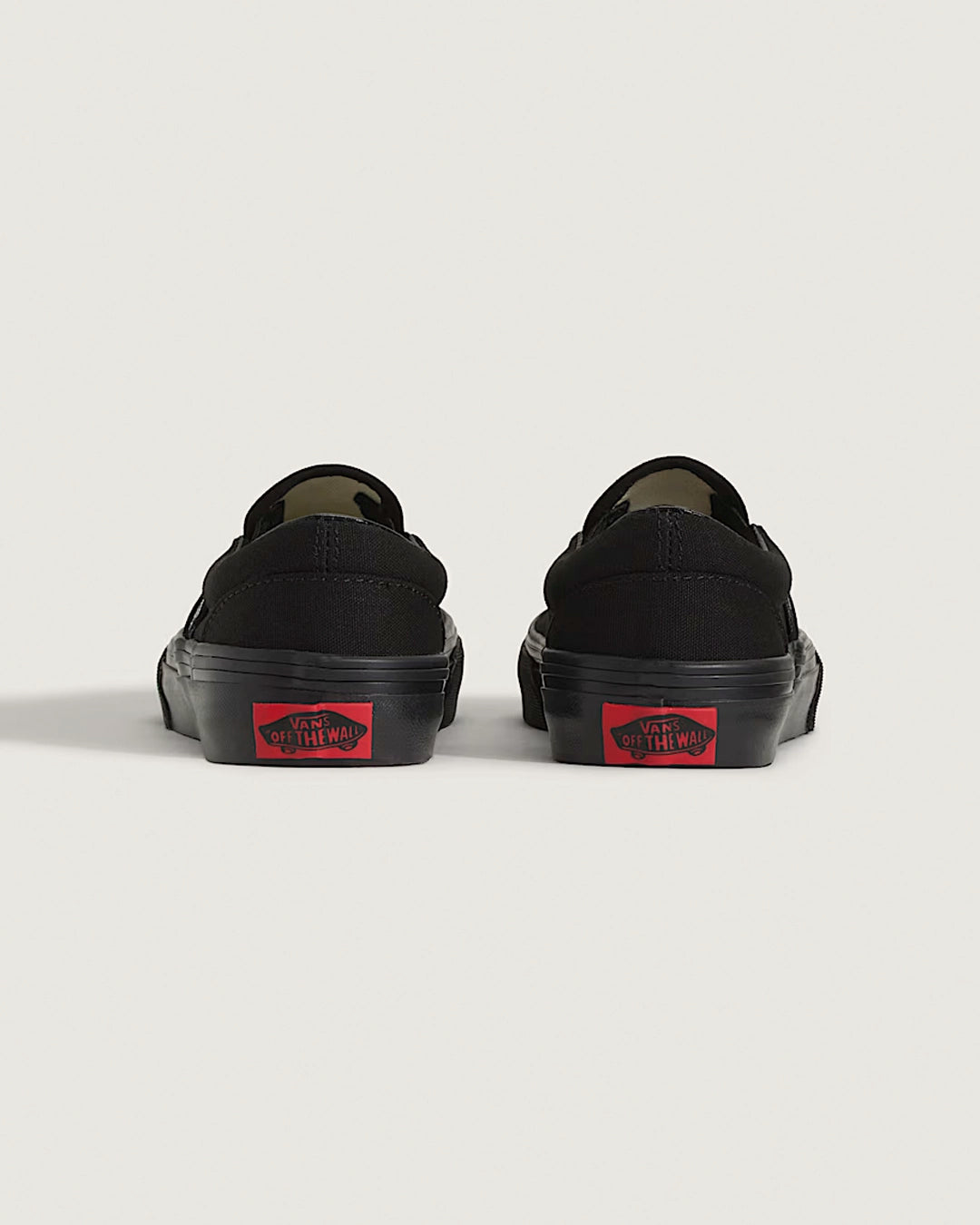 Kids Classic Slip-On Shoes - Black/Black