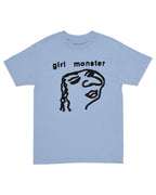 T-shirt Girl Monster - Powder Blue