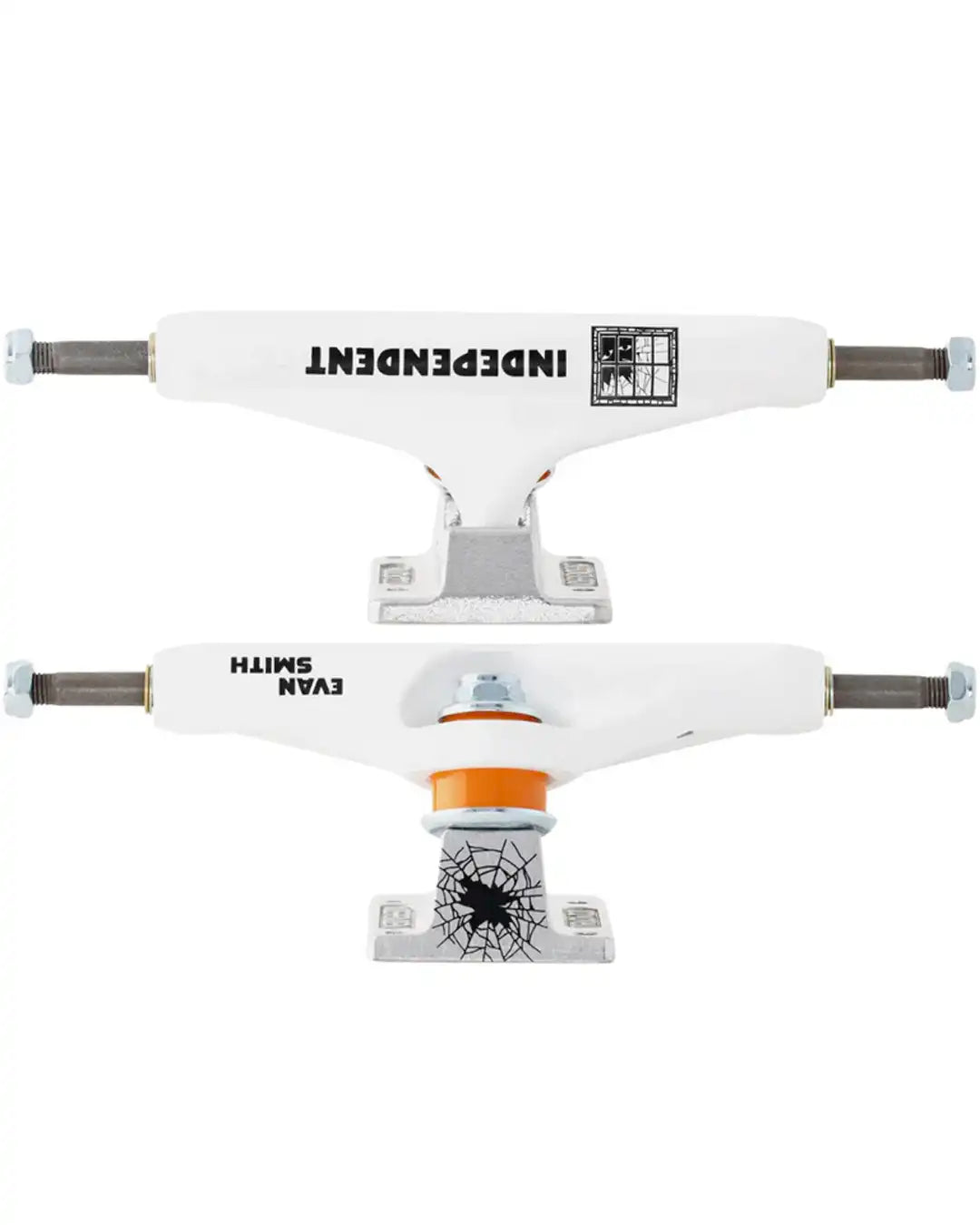 Stage11 Pro Evan Smith Skateboard Trucks - White/Silver