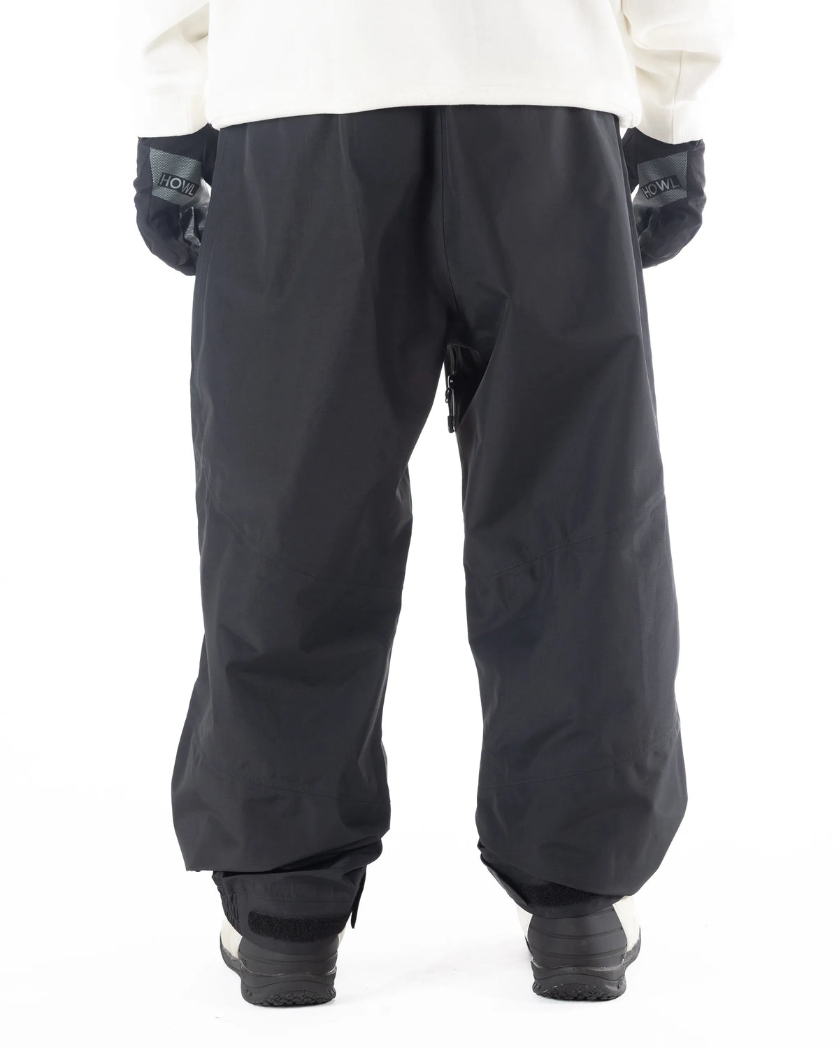 HOWL Shell Snow Pants - Black – view 4