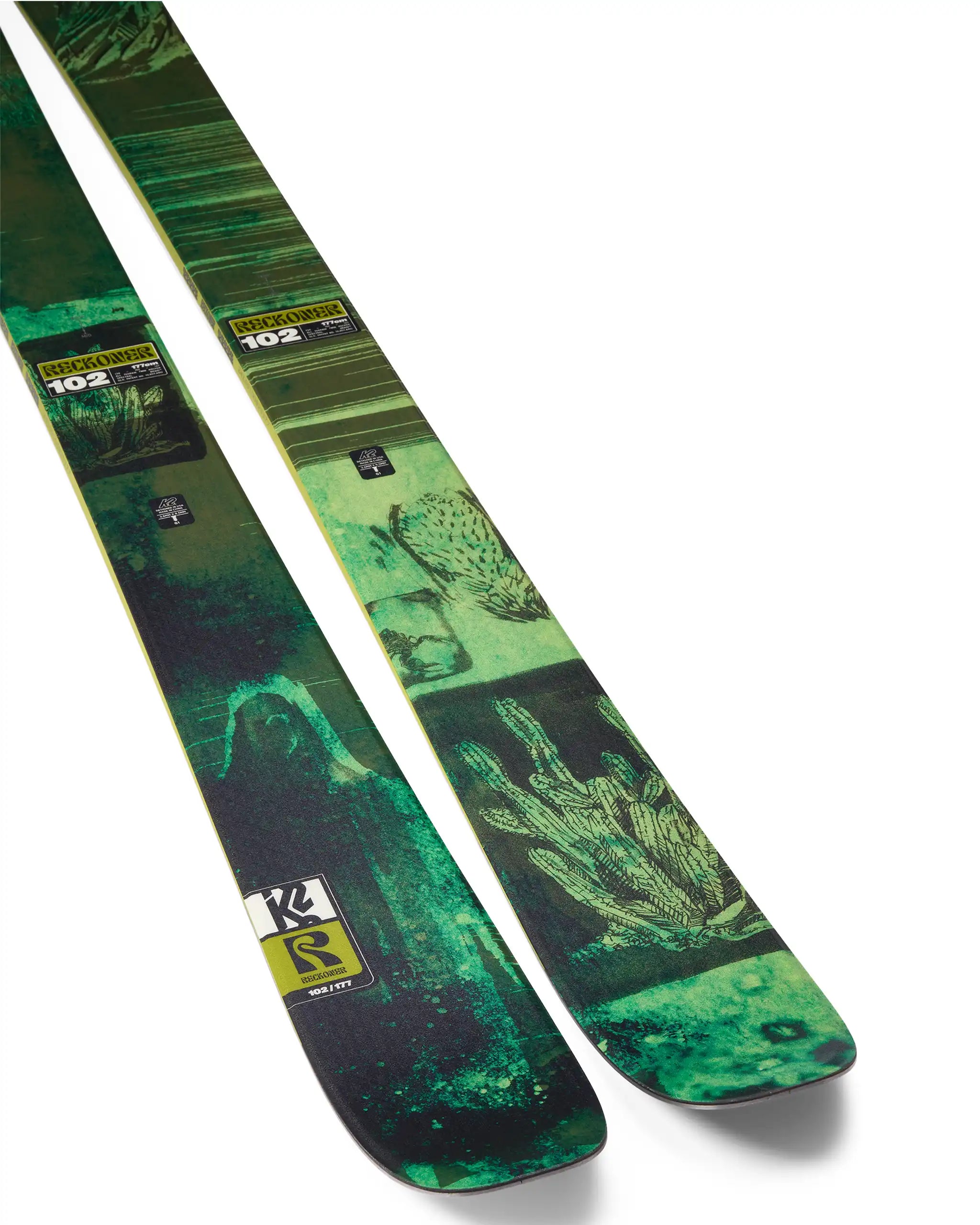 K2 Reckoner 102 Skis 2027 tail