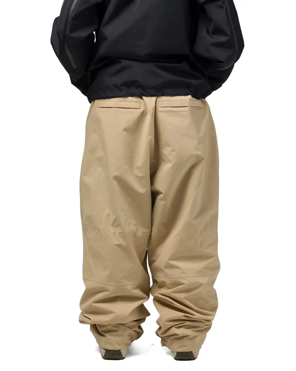 SOUVENIR Pleated Chino Snow Pants - British Khaki – view 5