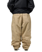SOUVENIR Pleated Chino Snow Pants - British Khaki – view 5