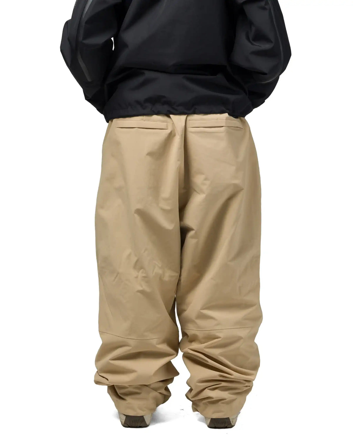 SOUVENIR Pleated Chino Snow Pants - British Khaki – view 5