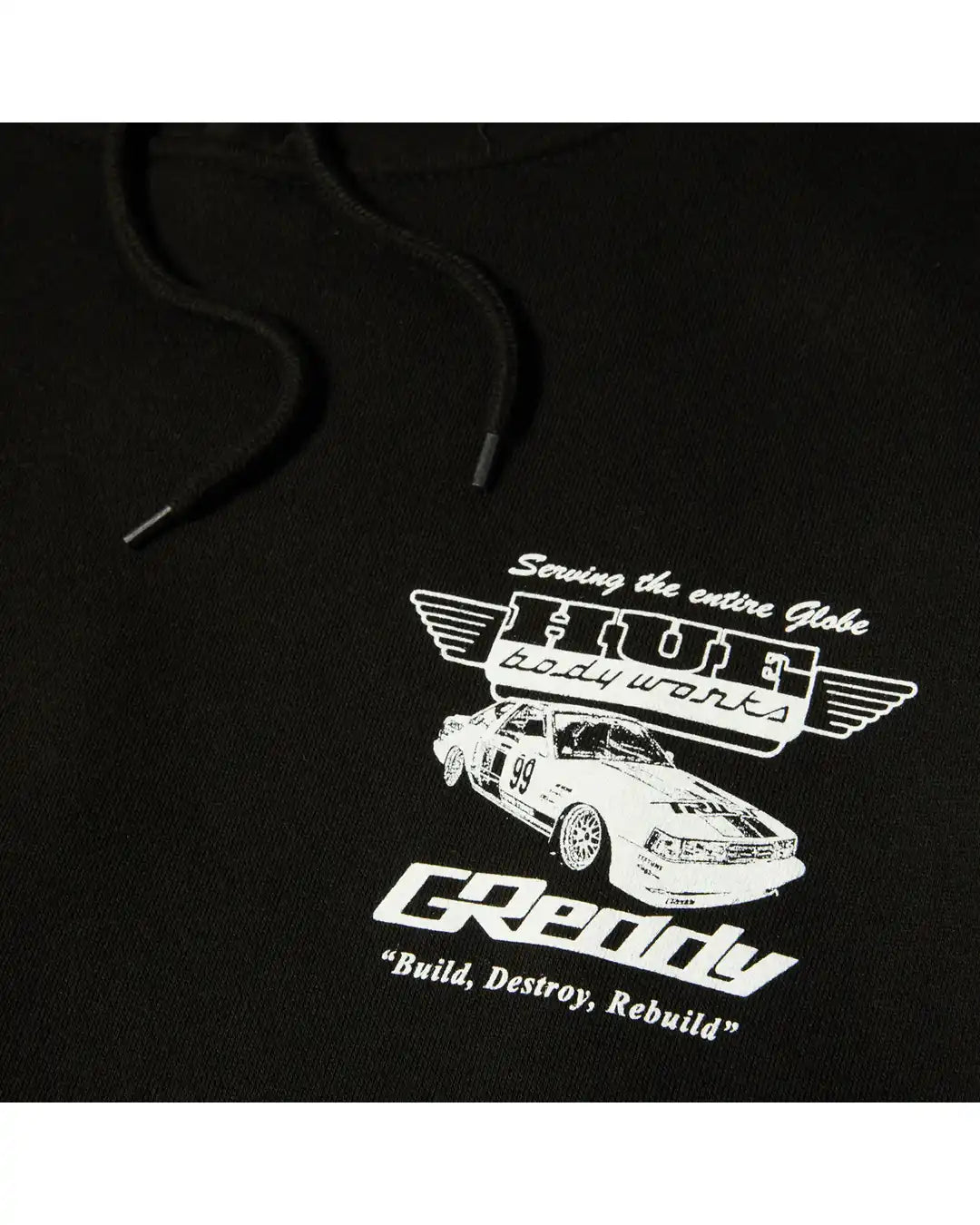 Hoodie X Greddy Body Works - Black