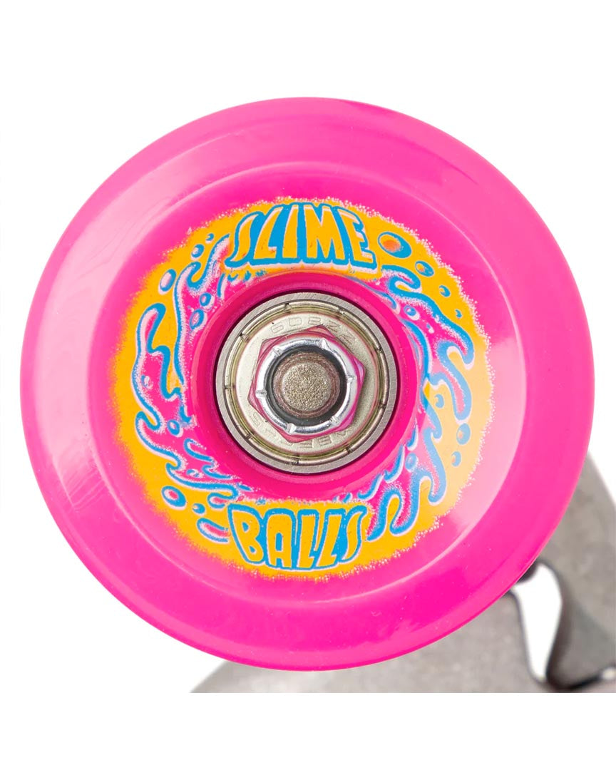 Carver Pink Dot Check Cut Back Complete Surf Skate