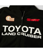 HUF X Toyota Land Cruiser Heavyweight Zip Hoodie - Black – view 4
