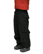 SOUVENIR S2000 Insulated Cargo Snow Pants - Black – view 5