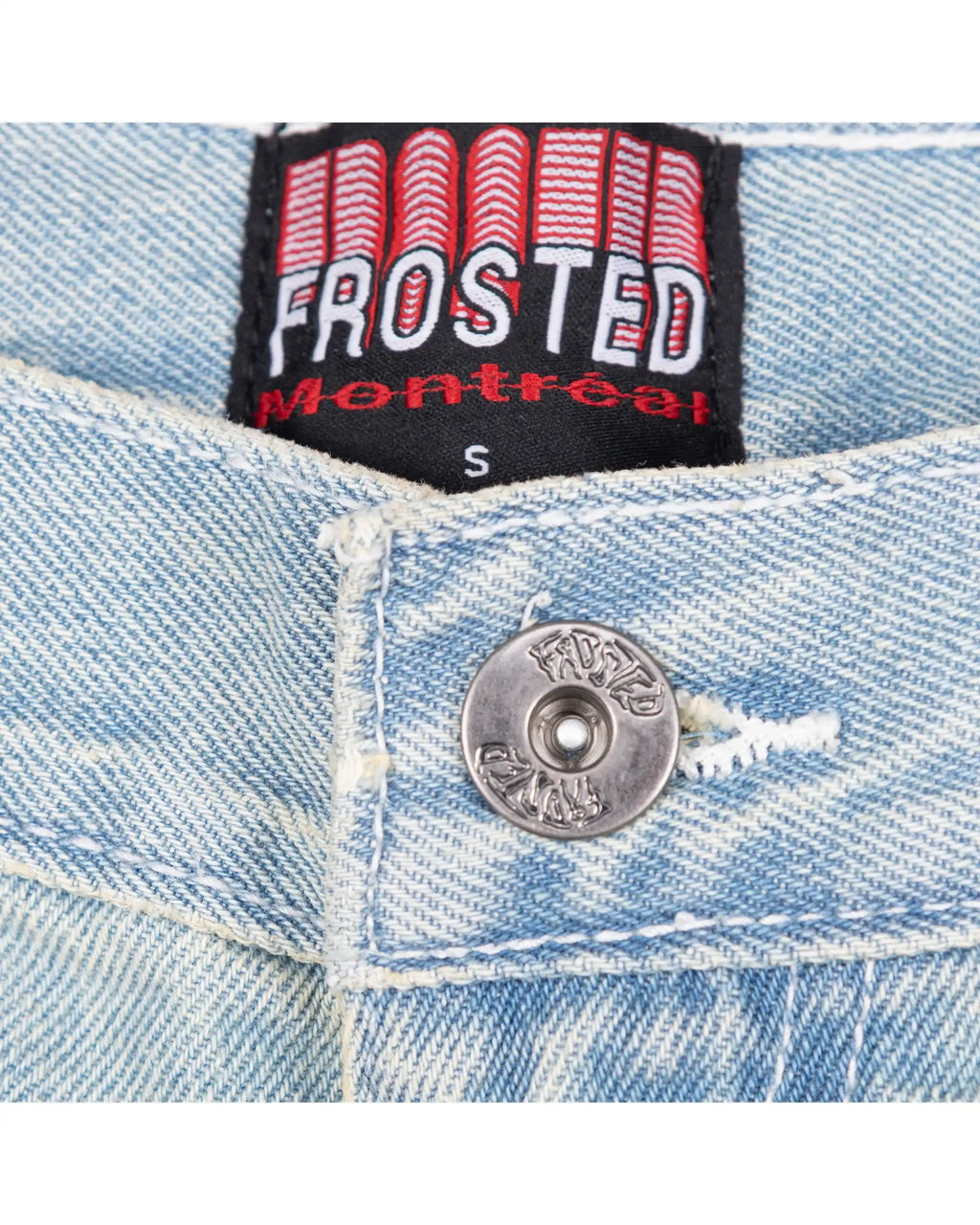 Short Wavy Baggy - Sunfaded Blue par FROSTED – vue 4