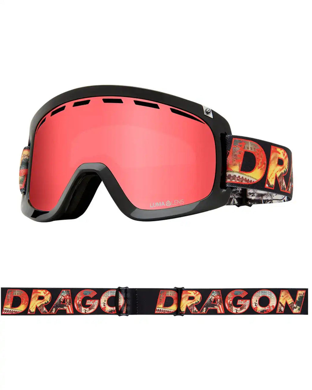 Goggles D1 Otg 2 - Klash/Red Ion + Rose Lens