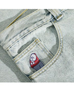 Big Boy Og Demin Jeans - Light Blue