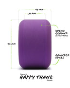 Beefcake Longboard Wheels - Purple