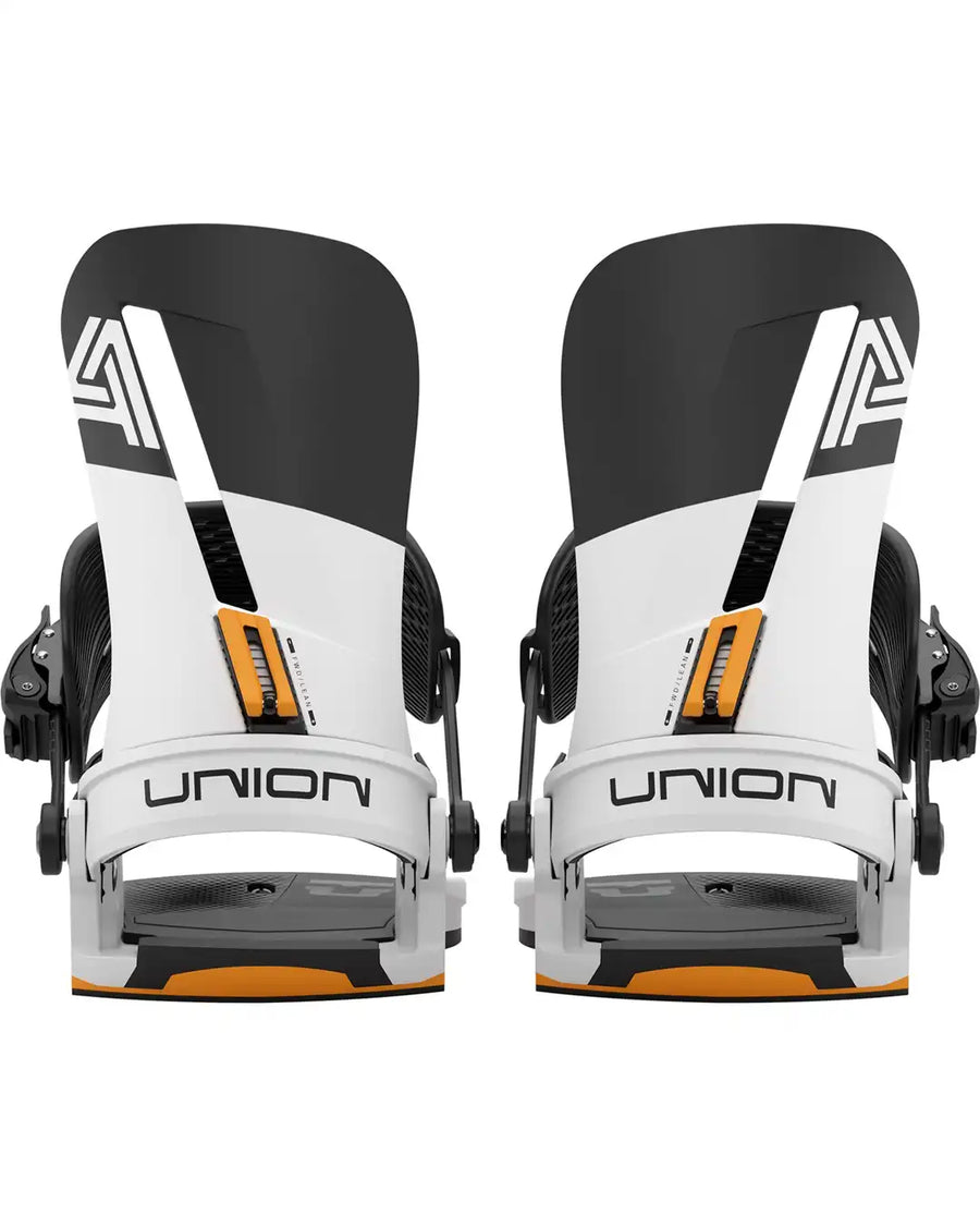 Fixation De Snowboard Atlas - White/Orange 2026