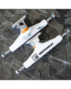 Stage11 Pro Evan Smith Skateboard Trucks - White/Silver