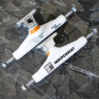 Stage11 Pro Evan Smith Skateboard Trucks - White/Silver