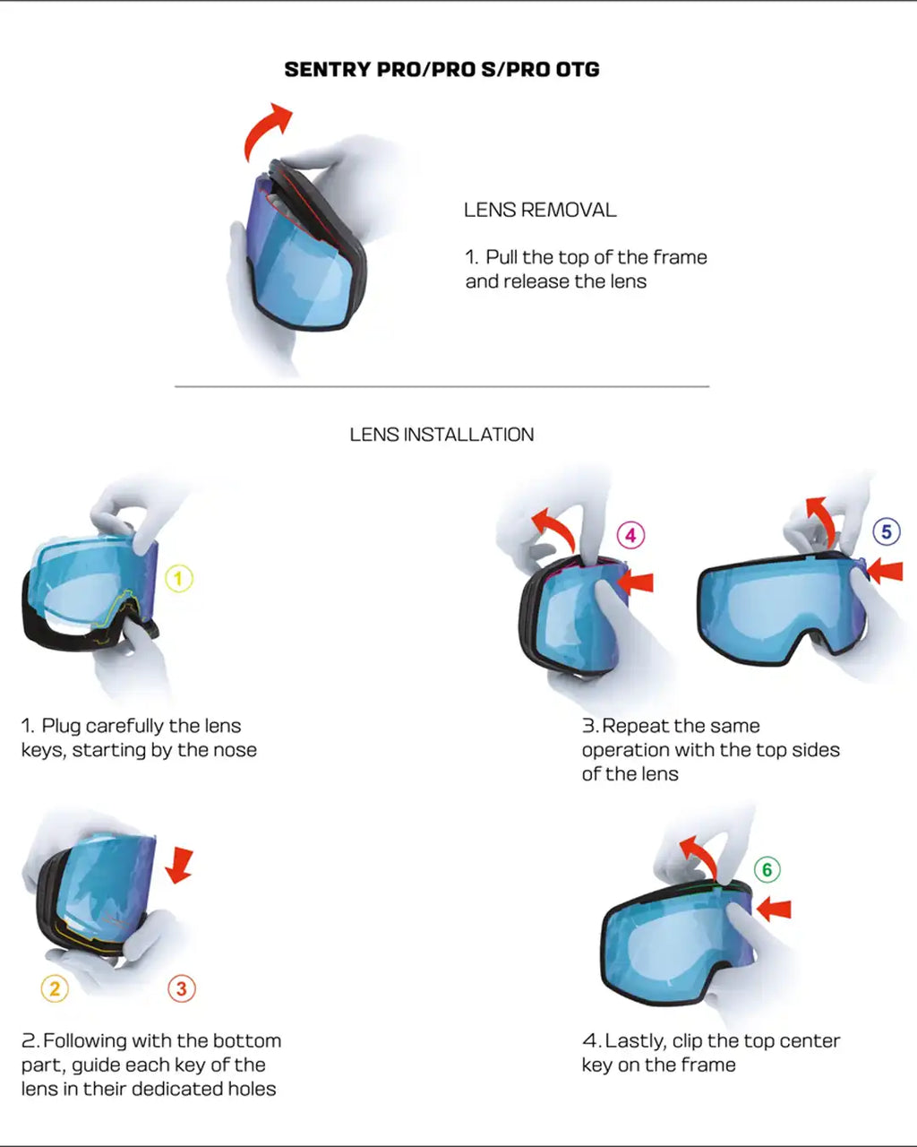 Goggles Sentry Pro Sigma - Black par SALOMON – vue 5