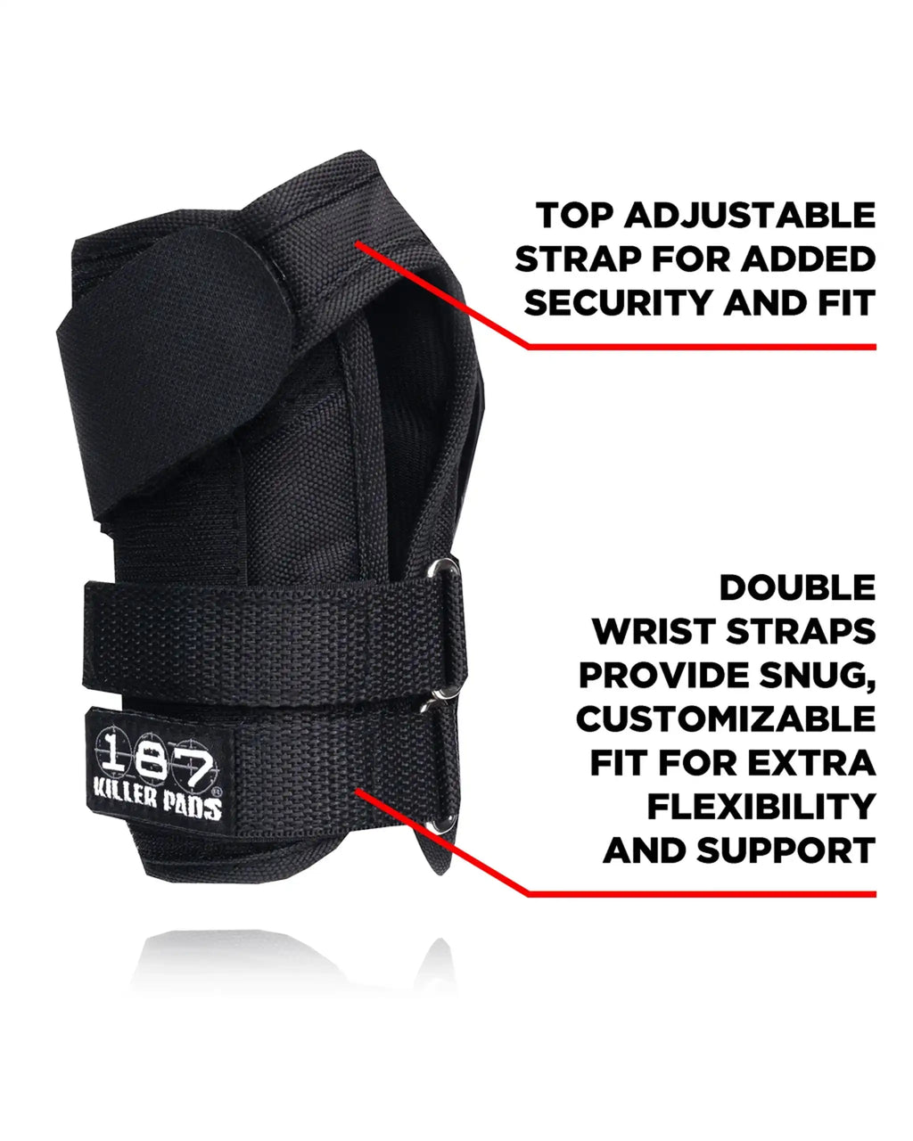 Équipement de protection Protection Pro Wrist Guards - Black par 187 – vue 5