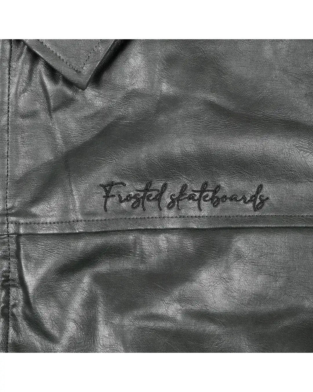 Manteau Leather - Black
