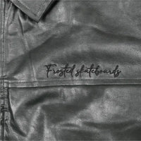 Manteau Leather - Black