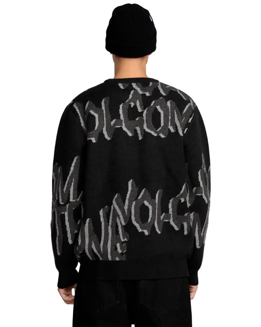 Cotton Ouaté Stone Jacquard - Black