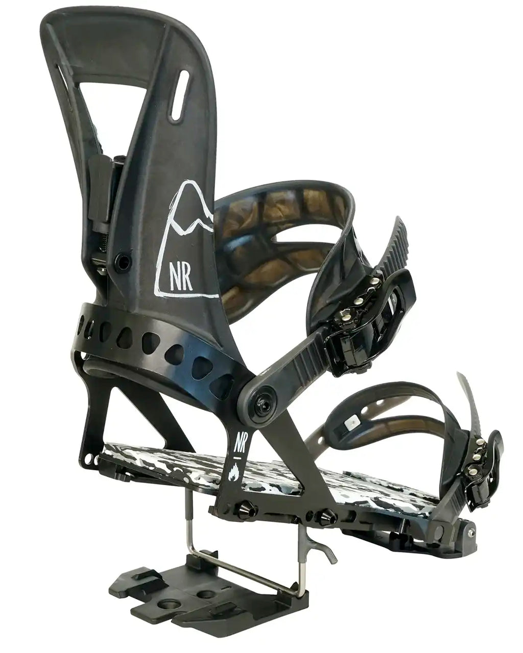 Fixation De Snowboard Nr Pro - White Camo 2027