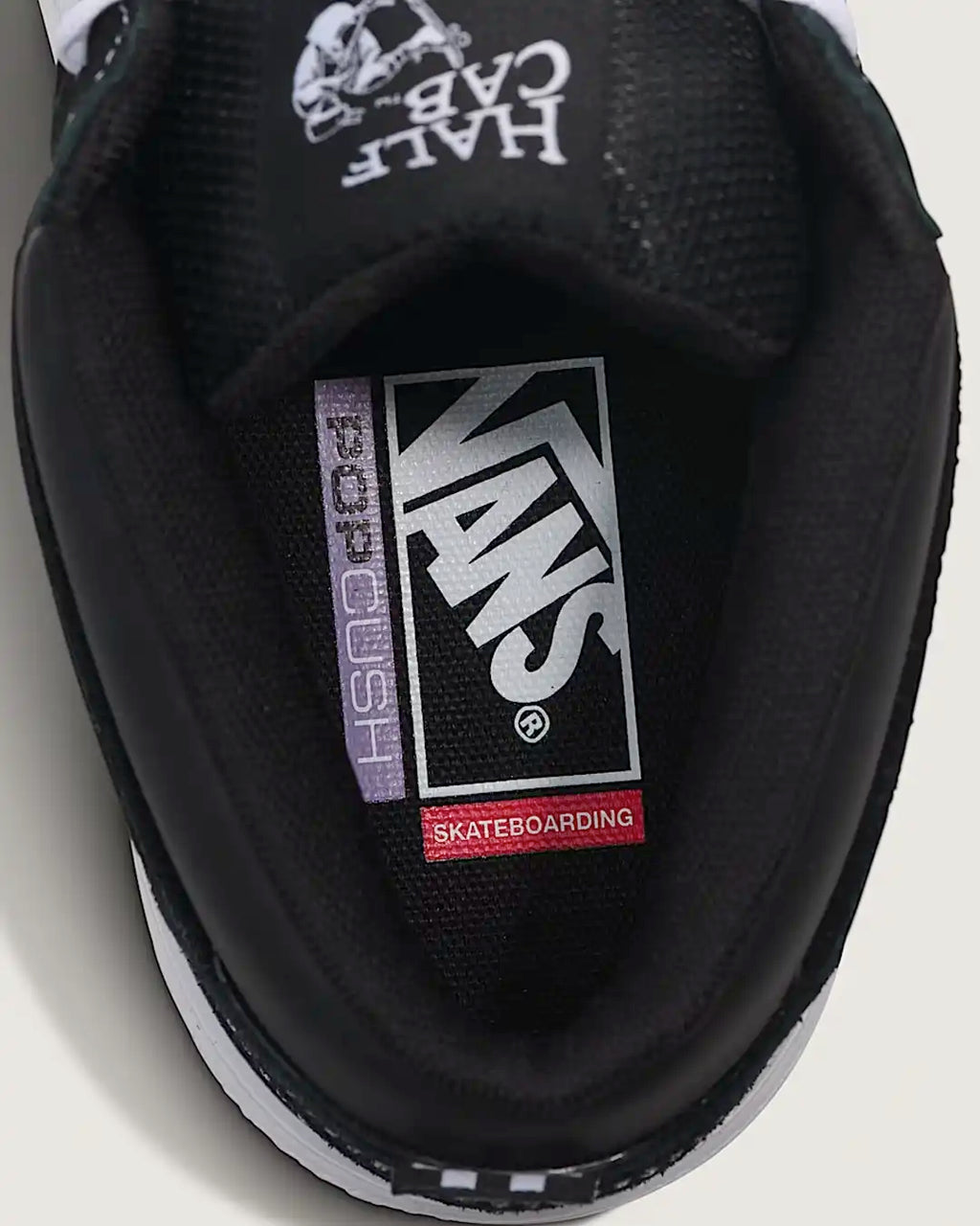 Souliers Skate Half Cab - Black/White