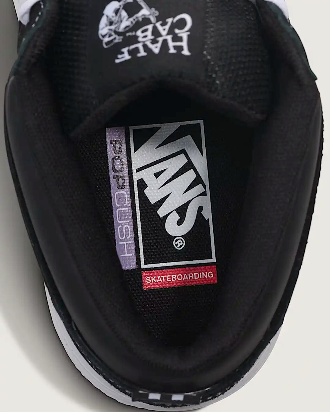 Skate Half Cab Wafflecup Shoes - Black/White