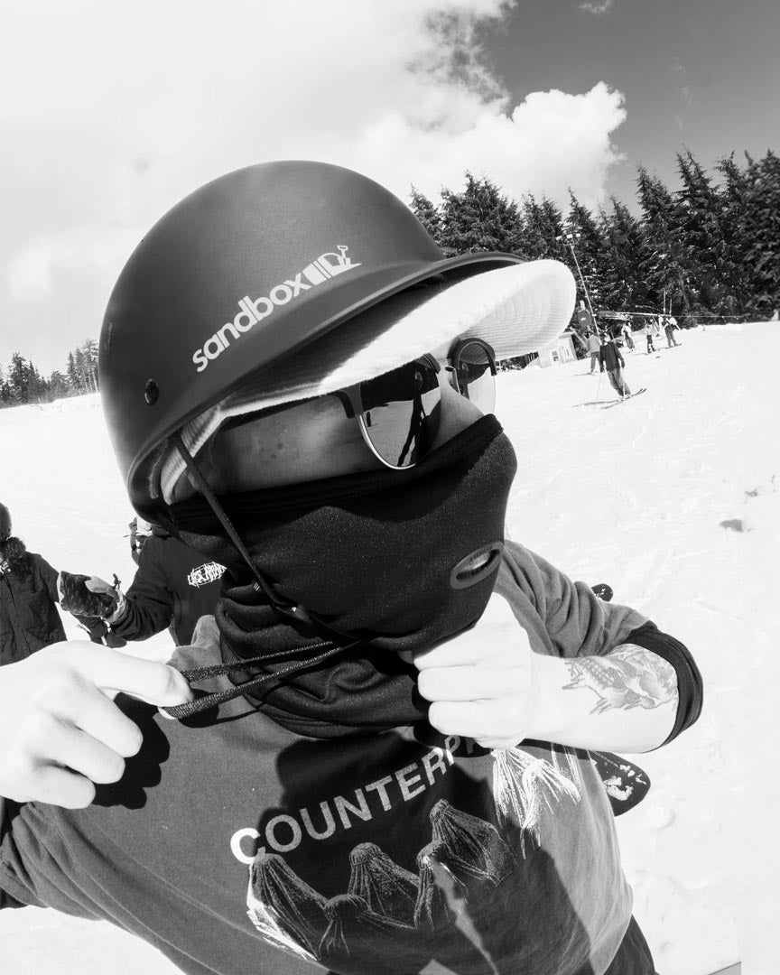 Casque d'hiver Casque Hiver Classic 2.0 Snow - Black par SANDBOX – vue 5