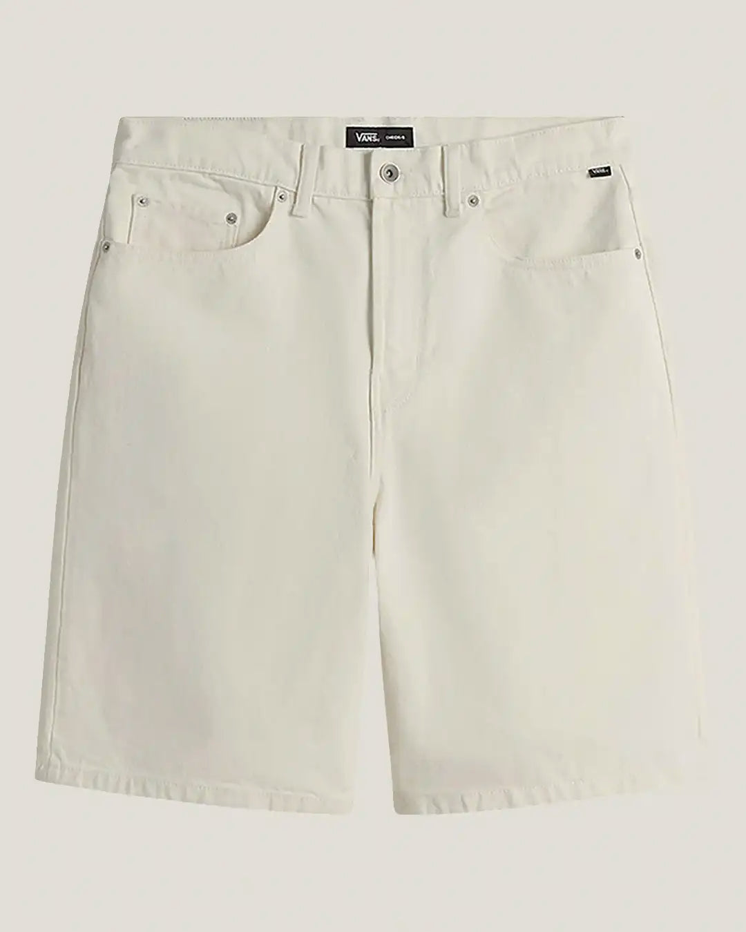 Check-5 Baggy Denim Shorts - Marshmallow